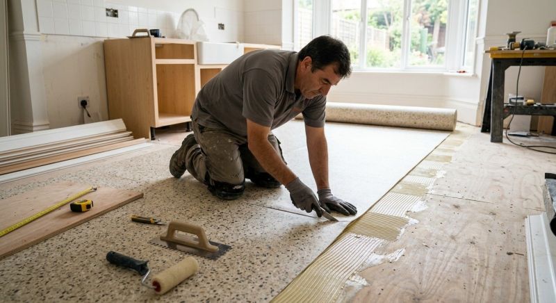 Linoleum Floor Installation in Berthoud, CO