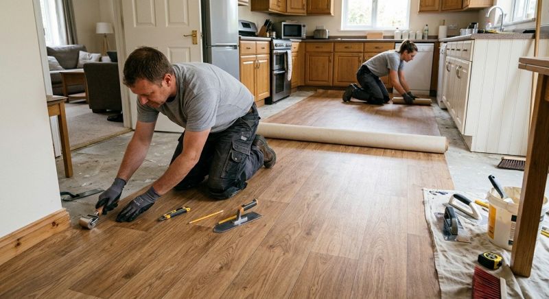 Linoleum Flooring Replacement in Larimer County, CO