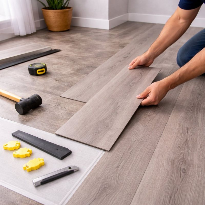 Luxury Vinyl Tile Installation in Evans, CO