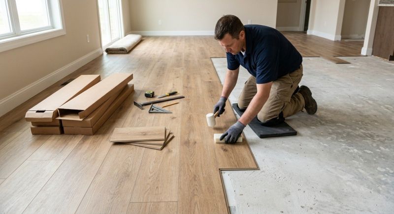 Luxury Vinyl Tile Installation in Larimer County, CO