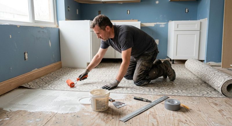 Sheet Flooring Installation in Evans, CO