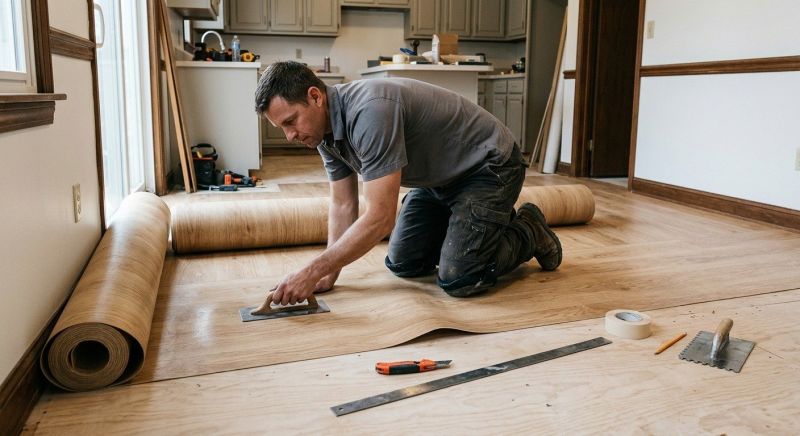 Sheet Flooring Installation in Evans, CO