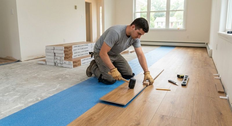 Vinyl Plank Floor Installation in Larimer County, CO