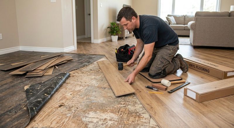 Vinyl Plank Floor Installation in Larimer County, CO