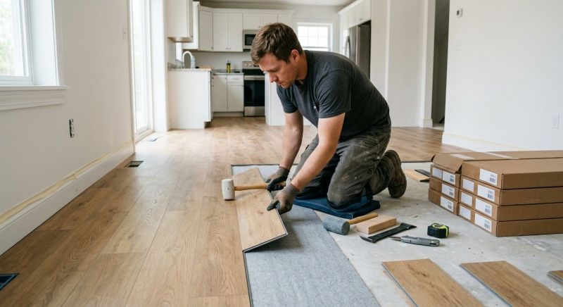 Vinyl Plank Floor Installation in Larimer County, CO